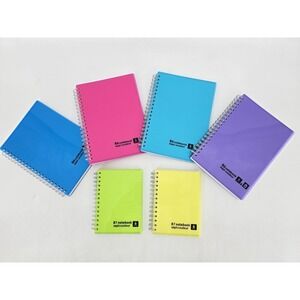 6 Lot Of Maruman Memo Septcouleur (4) B6 & (2) B7 books set - New Unused